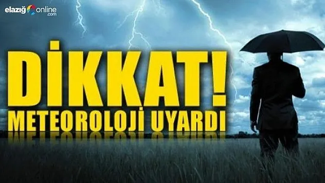 Meteorolojiden 5 il için yağış uyarısı!