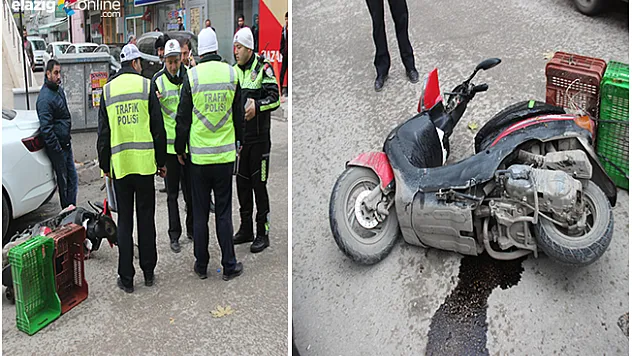 Şehit İlhanlar Caddesi'nde Motosiklet Kazası