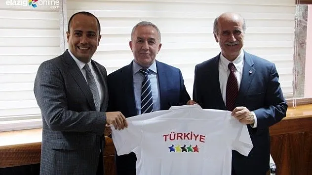 Türkiye Üniversite Sporları Federasyonu Başkanı Prof. Dr. Kemal Tamer Elazığ'da