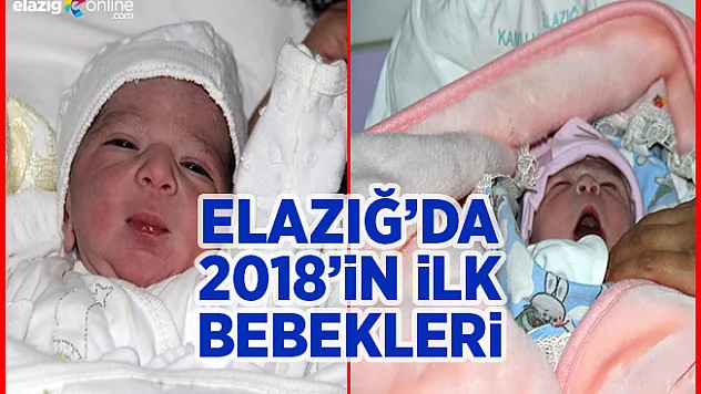 2018'in ilk dakikalarında Yusuf ve Hatice Dünyaya Merhaba Dedi