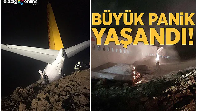 Ankara - Trabzon Seferini Yapan Uçak Pistten Çıktı!