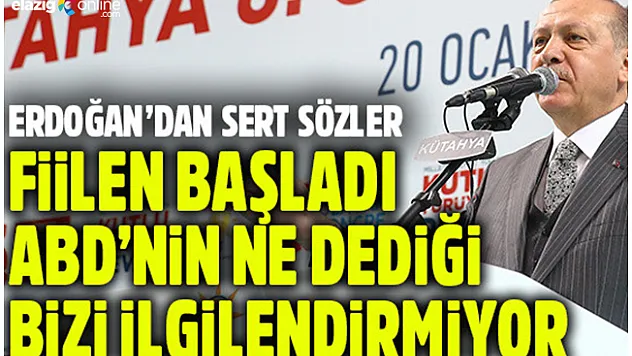 Cumhurbaşkanı Erdoğan: ABD Bizi Hiç İlgilendirmiyor