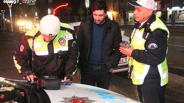 Elazığ'da 2017'nin son cezası 301 lira, 2018'in ilk cezası 108 lira oldu