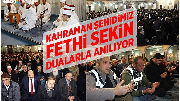 Kahraman Şehidimiz Fethi Sekin için mevlit okutuldu