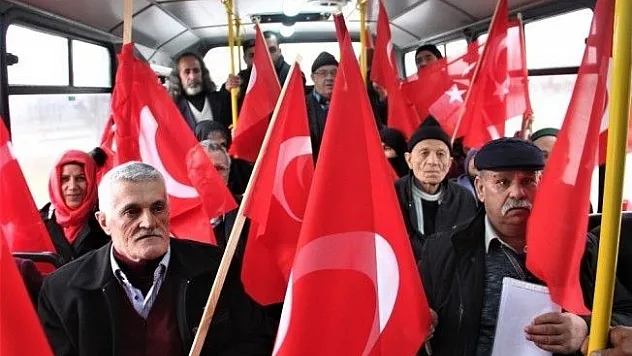 Otobüs şoföründen 'Zeytin Dalı Operasyonu'na anlamlı destek