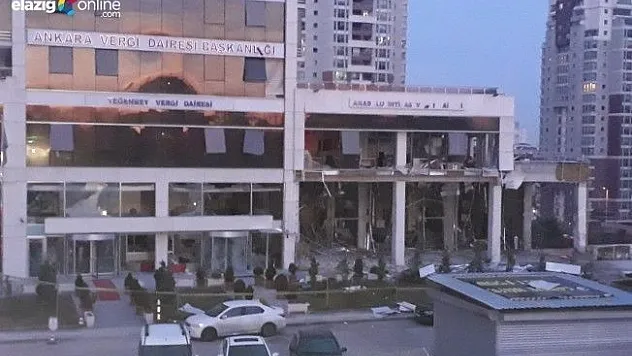 Ankara Vergi Dairesi'ndeki patlamanın bilançosu gün ağarınca ortaya çıktı