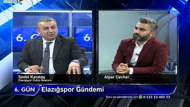 Başkan KARATAŞ'tan önemli açıklamalar