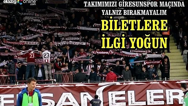 ELAZIĞ, Taraftar seni çağırıyor!..