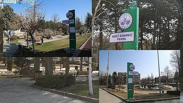 Elazığ'da parklara kentte bilinen simaların ismi veriliyor