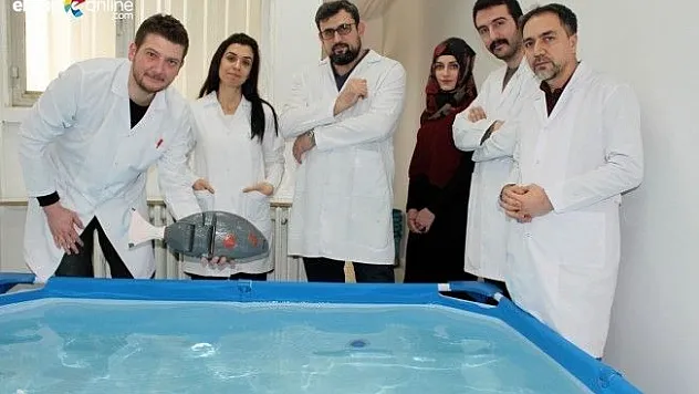 Elazığ'da öğretim elemanları 'Robot Balık' Üretti!