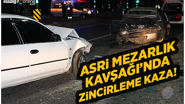 Elazığ'da Zincirleme Trafik Kazası!
