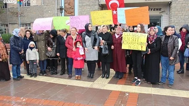 Elazığlı kadınlardan çocuk istismarı olaylarına tepki!
