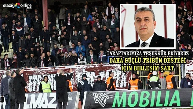 Elazığspor Destek Bekliyor!