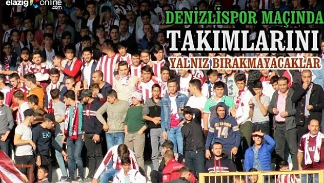 Elazığsporlu taraftarlar stadı dolduracak!