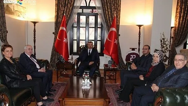 Fırat Havzası Gazeteciler Cemiyeti'nden Vali Kaldırım'a Ziyaret