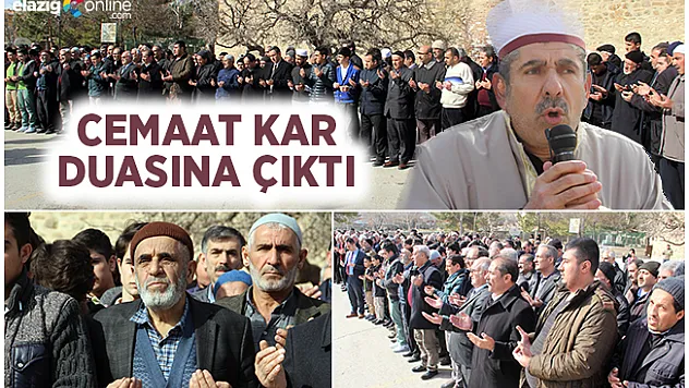 Harput'ta 'Kar Yağsın' Diye Dua Edildi!