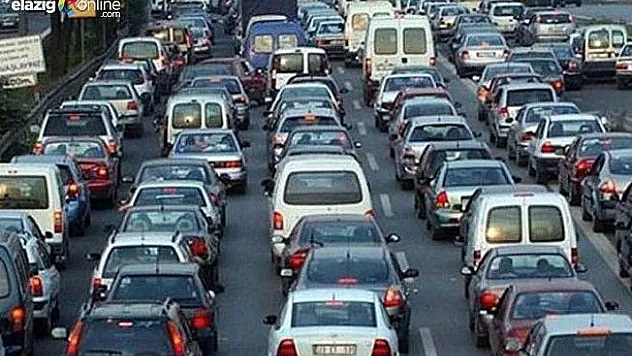 İşte Elazığ'da ki araç sayısı!