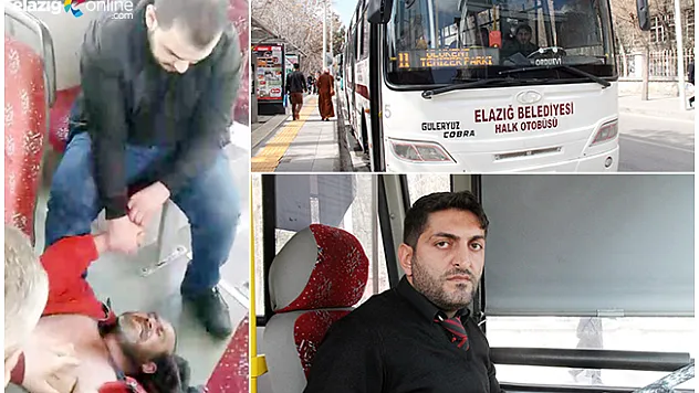 Kalp krizi geçiren işçiyi otobüsle hastaneye yetiştirdiler