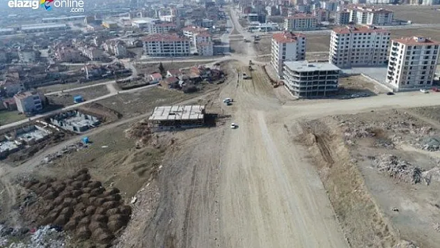 Yeni İmar Yolu'nda çalışmalar sürüyor