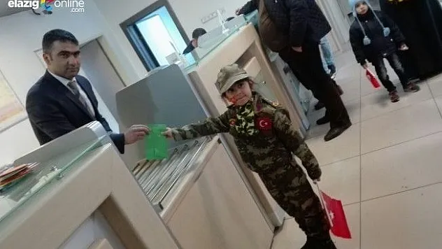 Afrin'deki Mehmetçiğe miniklerden mektup