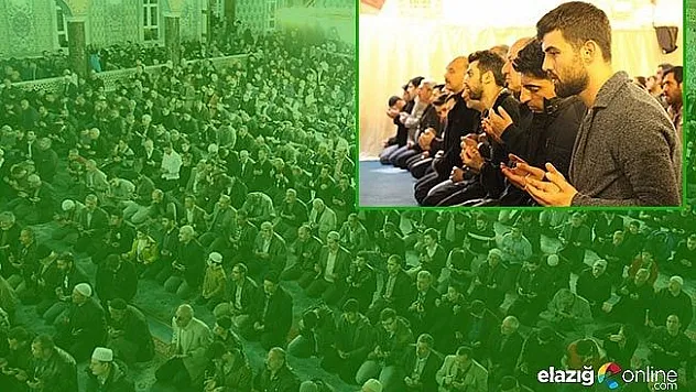 Elazığ'da Regaip Kandili coşkusu