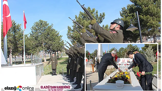 Elazığ'da Şehitlerimizin Aziz Hatırası İçin Saygı Atışı Yapıldı