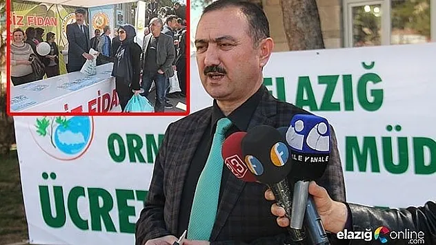 Elazığ'da 5 bin fidan dağıtıldı