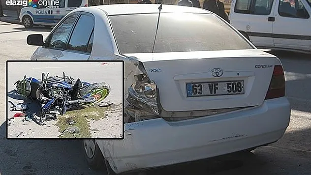 Elazığ'da trafik kazası: 1 ağır yaralı