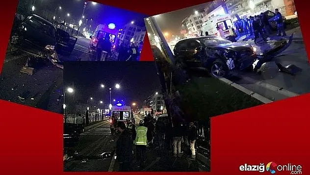 Elazığ'da trafik kazası: 4 yaralı