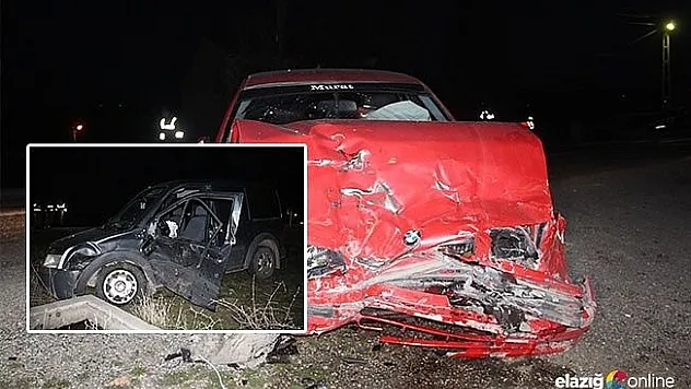 Elazığ'da trafik kazası: 4 yaralı
