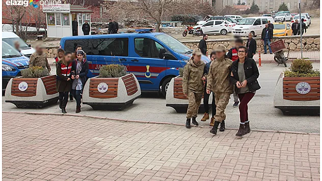 Elazığ'da örgüt propagandasına 2 tutuklama!