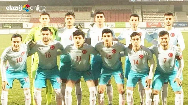 Elazığlı futbolcu 5. kez Milli formayı giydi