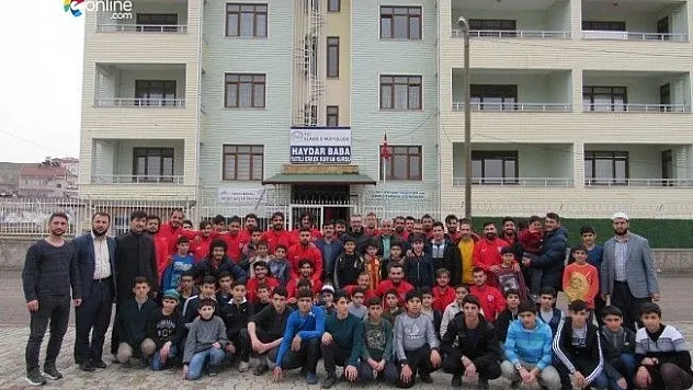 Elaziz Belediyespor, Haydar Baba Yatılı Kuran Kursu'nda genç hafızlarla buluştu