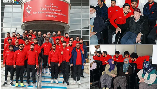 Elaziz Belediyespor, huzurevi sakinleriyle bir araya geldi