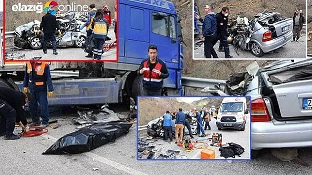 Feci kazada 3 Elazığlı hayatını kaybetti