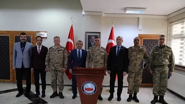 Korgeneral Çardakçı'dan, Elazığ, Tunceli ve Bingöl'e ziyaret