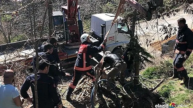 Kuyuya düşen ineği itfaiye kurtardı