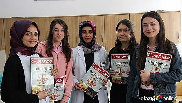 Öğrenciler şehitlerin anısına dergi çıkardı