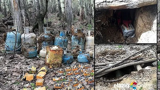 Tunceli'de biri dört girişli, 3 sığınak imha edildi!