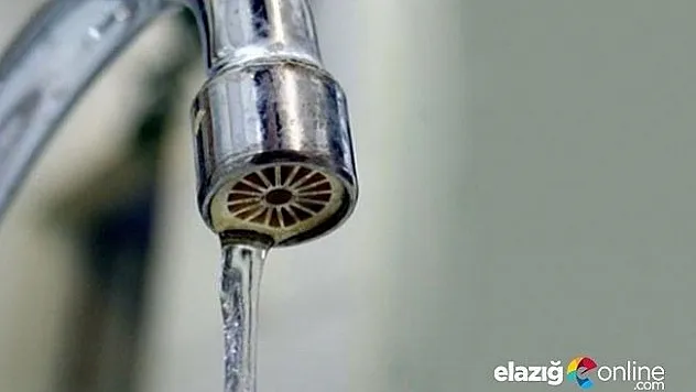 Elazığ'da dört mahallede su kesintisi yaşanacak