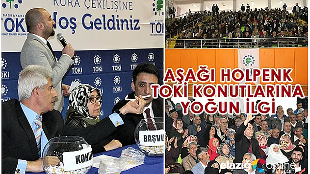 Elazığ'da 363 konuta bin413 kişi başvurdu