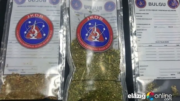 Elazığ'da uyuşturucu kullanan 7 şüpheli yakalandı!