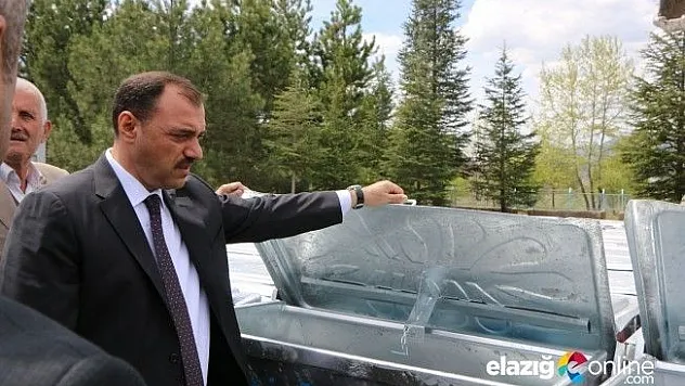 Elazığ'da köylerde katı atık toplama projesi