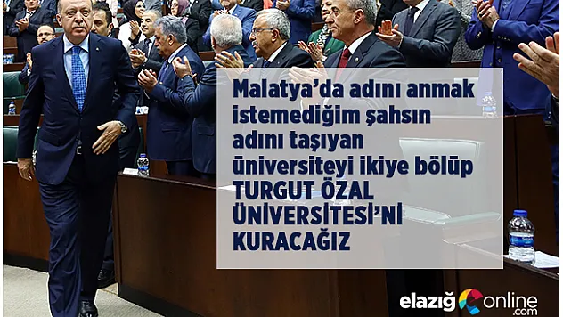 Malatya'ya Turgut Özal Üniversitesi kuruluyor