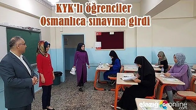 Osmanlıca kursunu tamamlayan 94 kursiyer sınava girdi