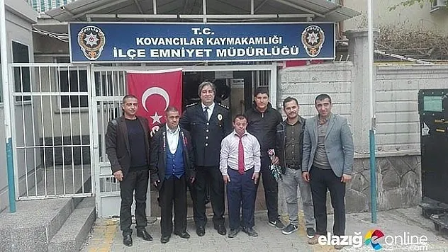Özel çocuklardan, polise ziyaret
