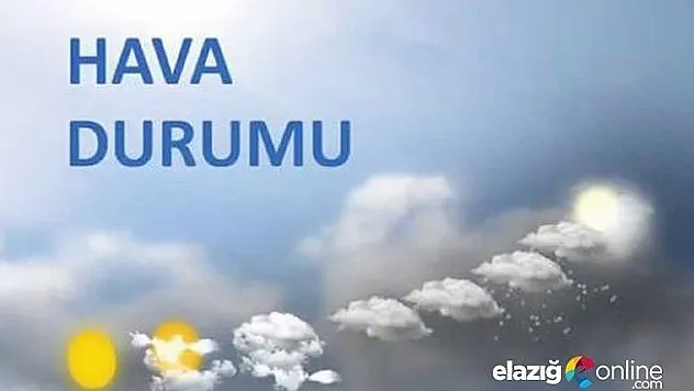 5 il için meteorolojik durum