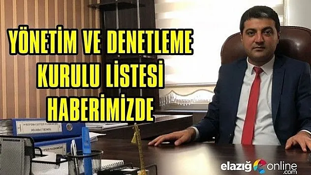 Çiftçioğlu, Elazığspor'da Başkanlığa Aday!