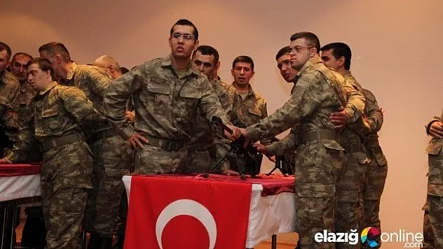 Elazığ'da 39 Engelli Vatandaş 1 Günlük Askerlik Görevini Yaptı