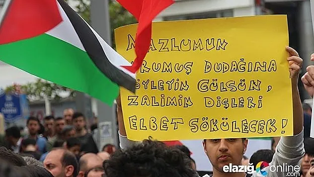 Elazığ'dan ABD ve İsrail'e tepki